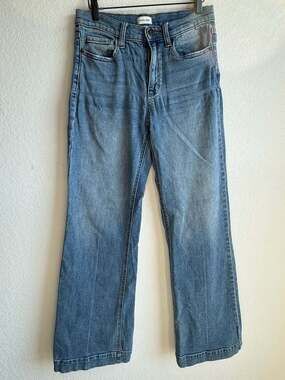 Sneak Peek High Rise Wide Leg Trouser Jeans